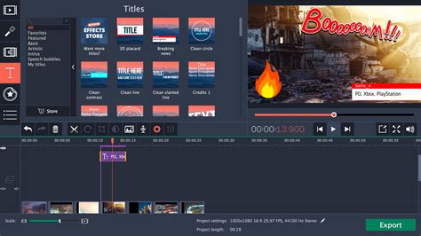 Free update of the moveable Movavi Video Editor 14.0